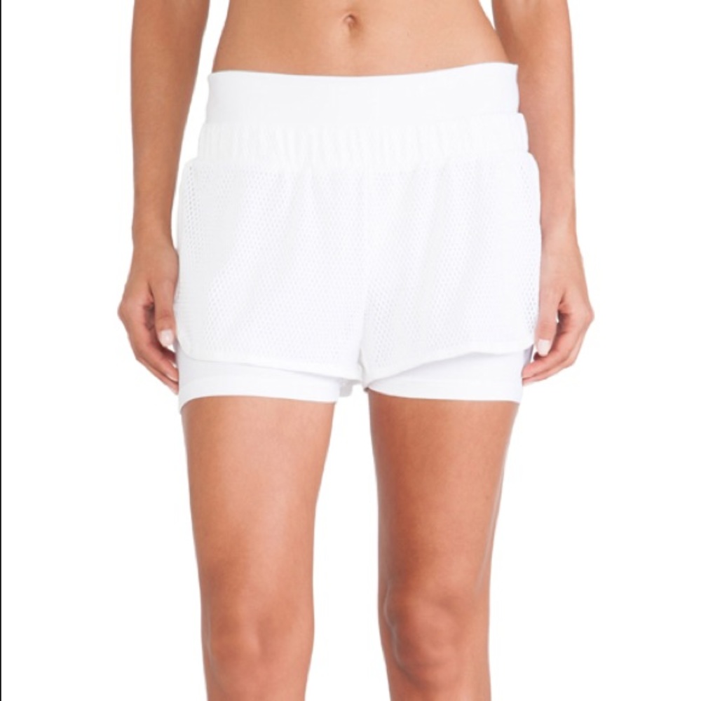 Adidas x Stella McCartney Mesh Workout Shorts